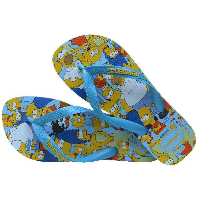 Havaianas Simpsons Turquesa - MEUBRASILONLINE