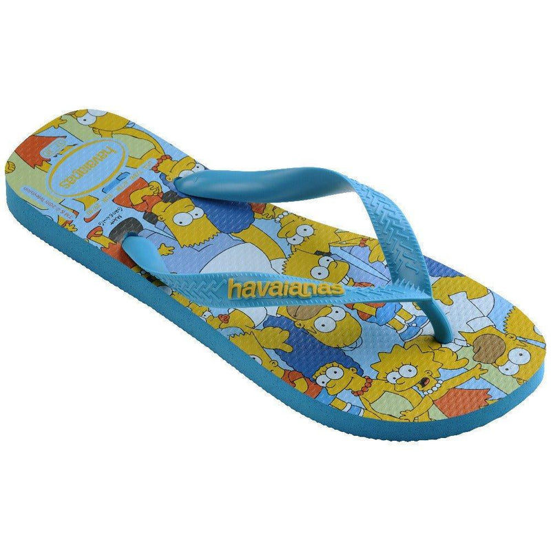 Havaianas Simpsons Turquesa - MEUBRASILONLINE