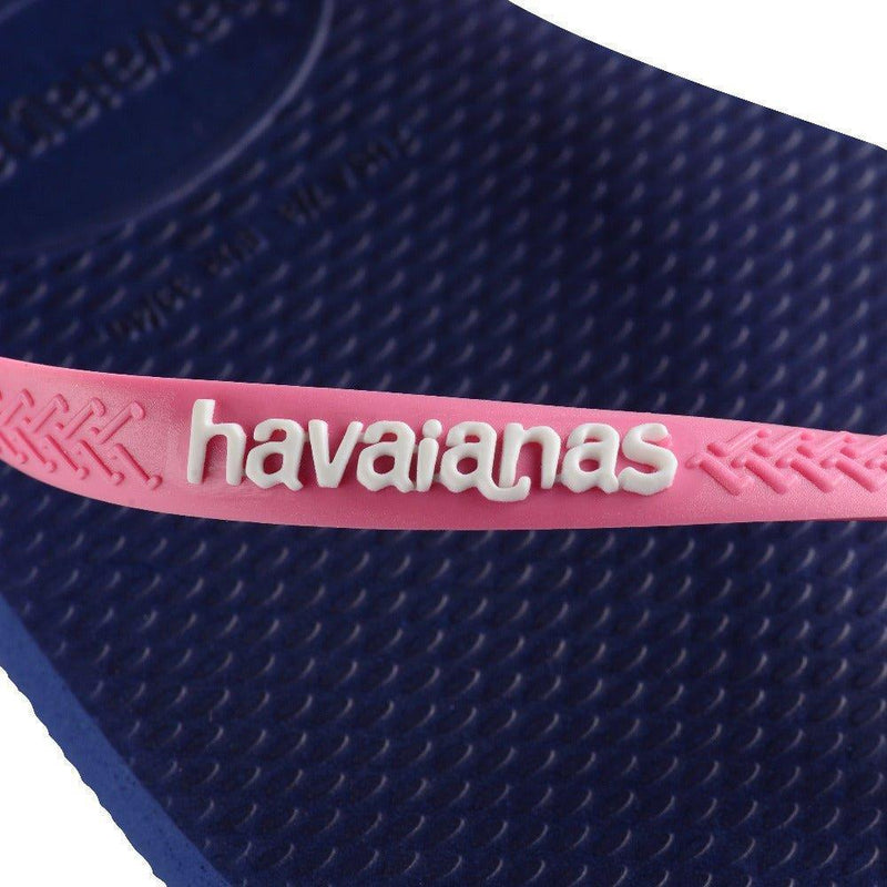 Havaianas Slim Logo Pop-Up Marinho - MEUBRASILONLINE