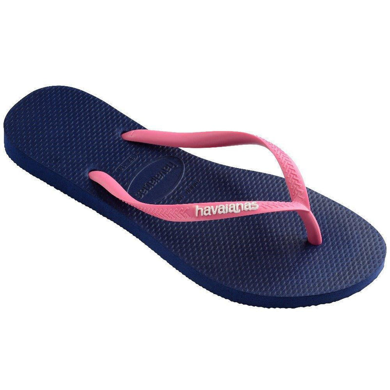 Havaianas Slim Logo Pop-Up Marinho - MEUBRASILONLINE