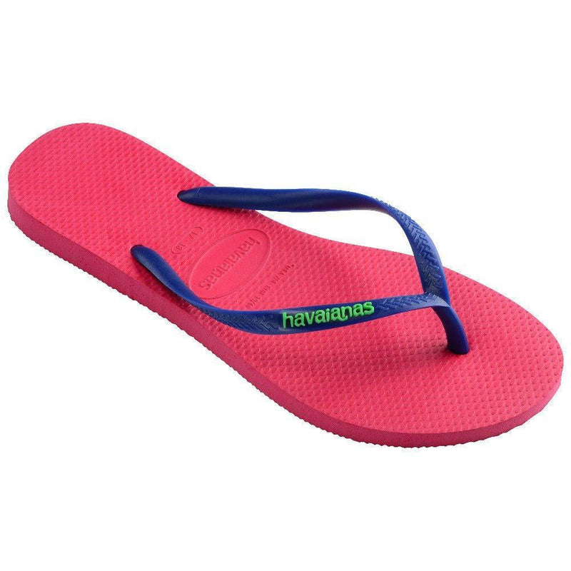 Havaianas Slim Logo Pop-Up Pink - MEUBRASILONLINE