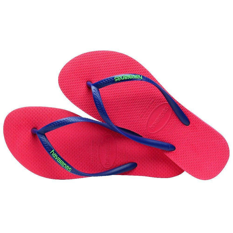 Havaianas Slim Logo Pop-Up Pink - MEUBRASILONLINE