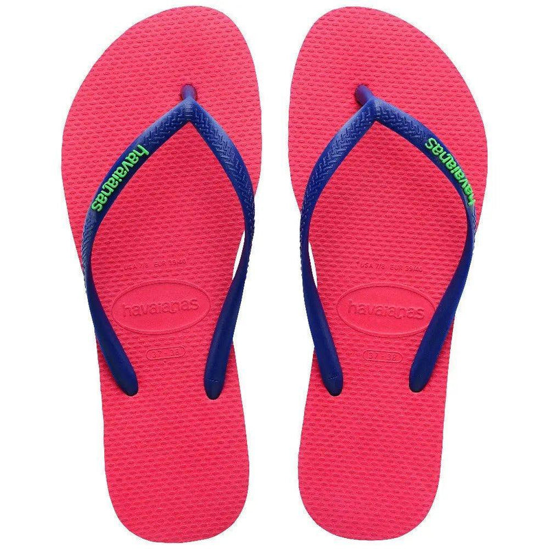 Havaianas Slim Logo Pop-Up Pink - MEUBRASILONLINE