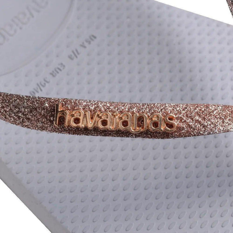 Havaianas Slim Square Glitter Cinza Gelo - MEUBRASILONLINE