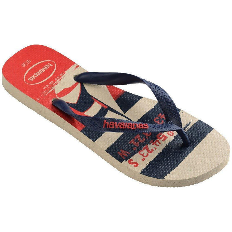 Havaianas Top Nautical Bege Palha - MEUBRASILONLINE