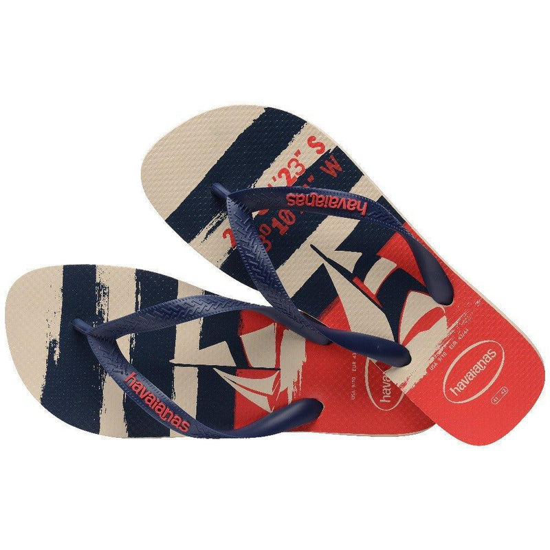 Havaianas Top Nautical Bege Palha - MEUBRASILONLINE