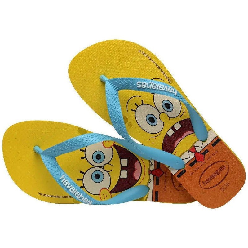 Havaianas Top SpongeBob Amarelo - MEUBRASILONLINE