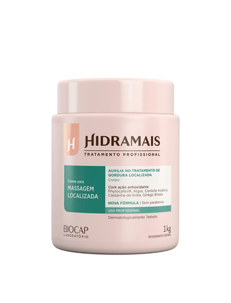 Hidramais Creme Massagem Localizada 1kg - MEUBRASILONLINE