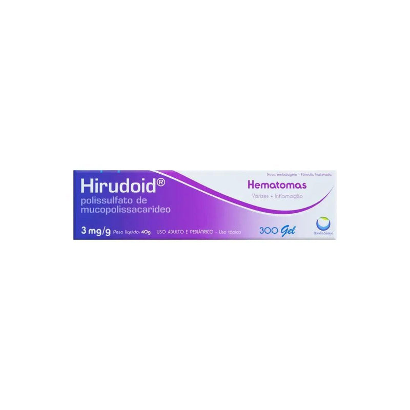 Hirudoid 300 gel 40g - MEUBRASILONLINE