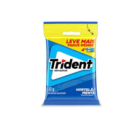 Trident Bag Hortelã 4un x 8Gr.  32 g