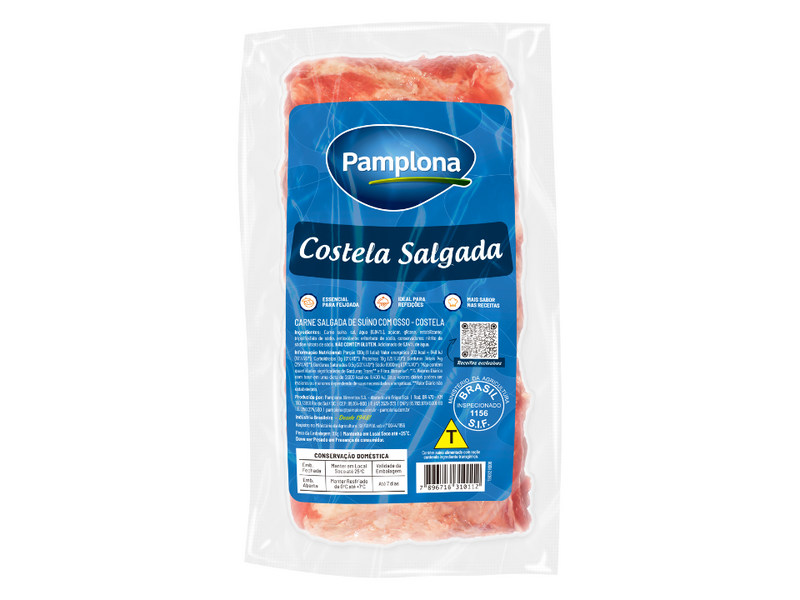 Costela Suína Salgada Feijoada Pamplona 800g