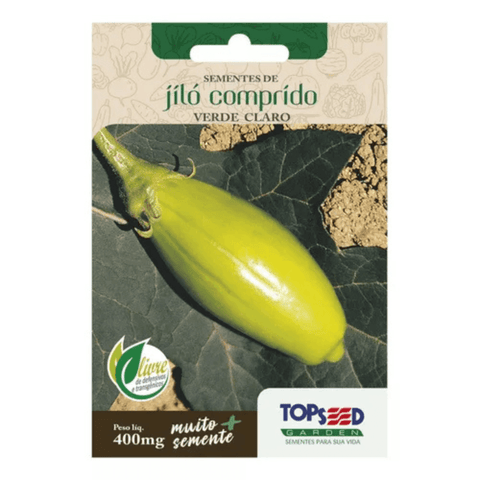 Sementes De Jiló Comprido (verde Claro) Topseed