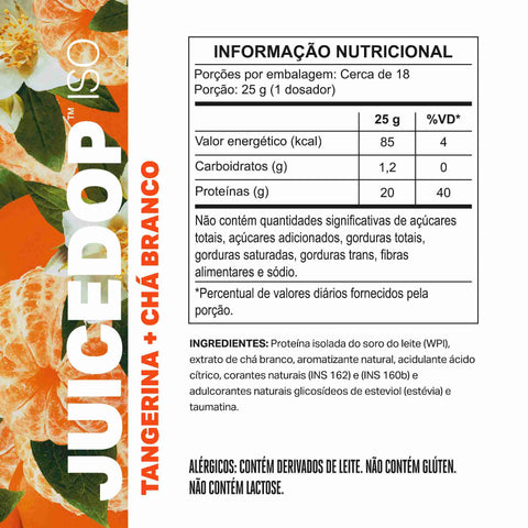 ElementoPuro Juicedop 450g Tangerine and White Tea Isolated Whey Protein