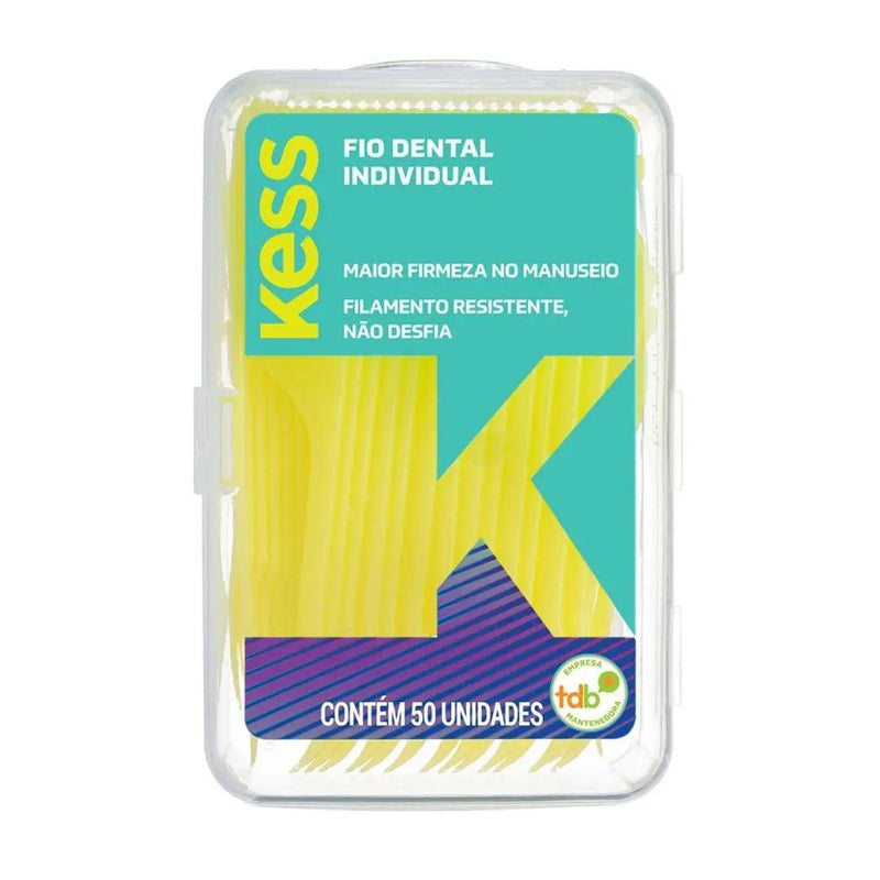 KESS FIO DENTAL FLOSS PIC 2002 INDIV POTE 50UN - MEUBRASILONLINE