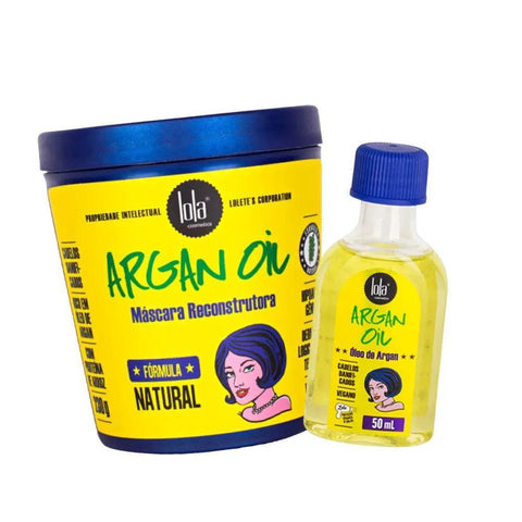 Kit Argan Oil ( 2 Produtos ) Lola Cosmetics - MEUBRASILONLINE