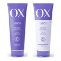 Kit OX Lisos Shampoo e Condicionador 400ml cada - MEUBRASILONLINE