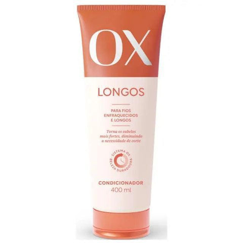Kit OX Longos Shampoo e Condicionador 400ml cada - MEUBRASILONLINE