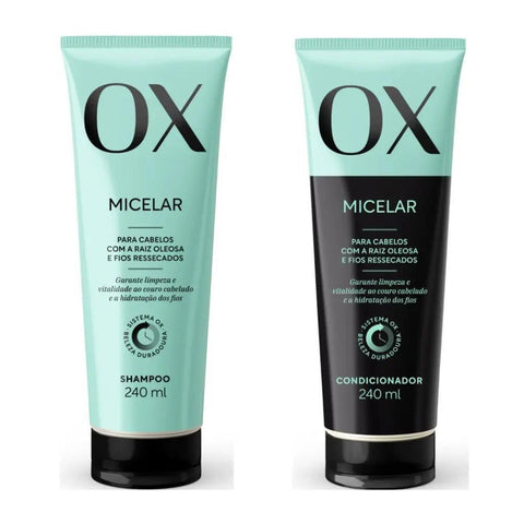 Kit OX Micelar Shampoo e Condicionador 240ml cada - MEUBRASILONLINE