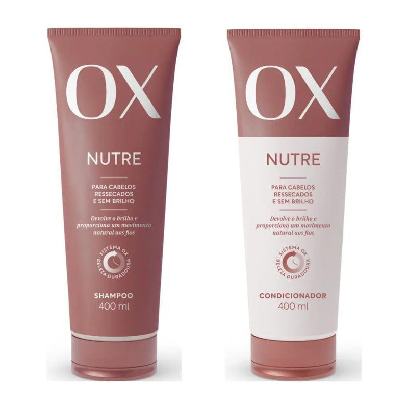 Kit OX Nutre Shampoo e Condicionador 400ml cada - MEUBRASILONLINE