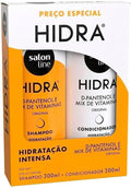 Kit Shampoo Condicionador Hidratação intensa D. Pantenol e mix de Vitaminas - MEUBRASILONLINE