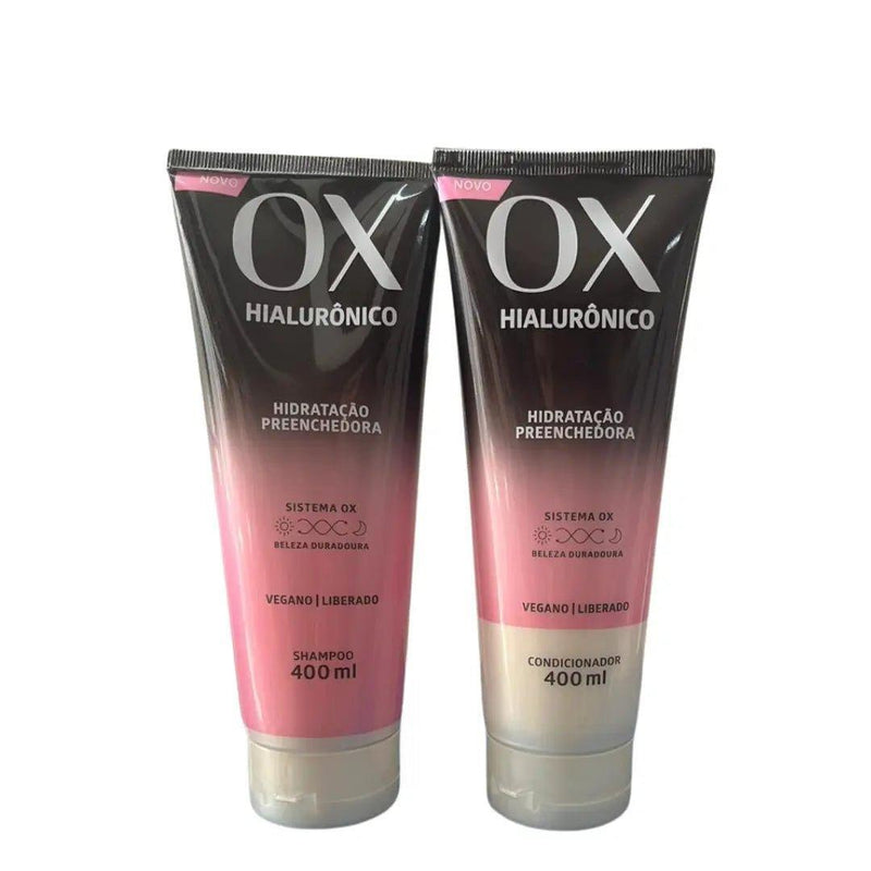 Kit Shampoo + Condicionador Ox Hialurônico Com 400Ml Cada - MEUBRASILONLINE