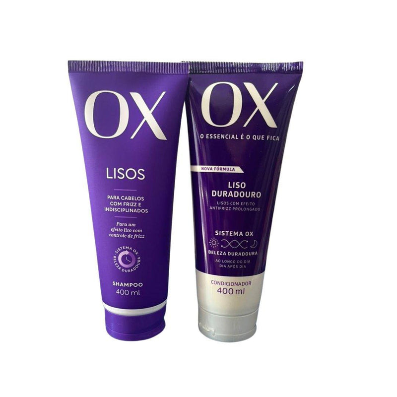 Kit Shampoo + Condicionador Ox Lisos Com 400Ml Cada - Meu Brasil On Line