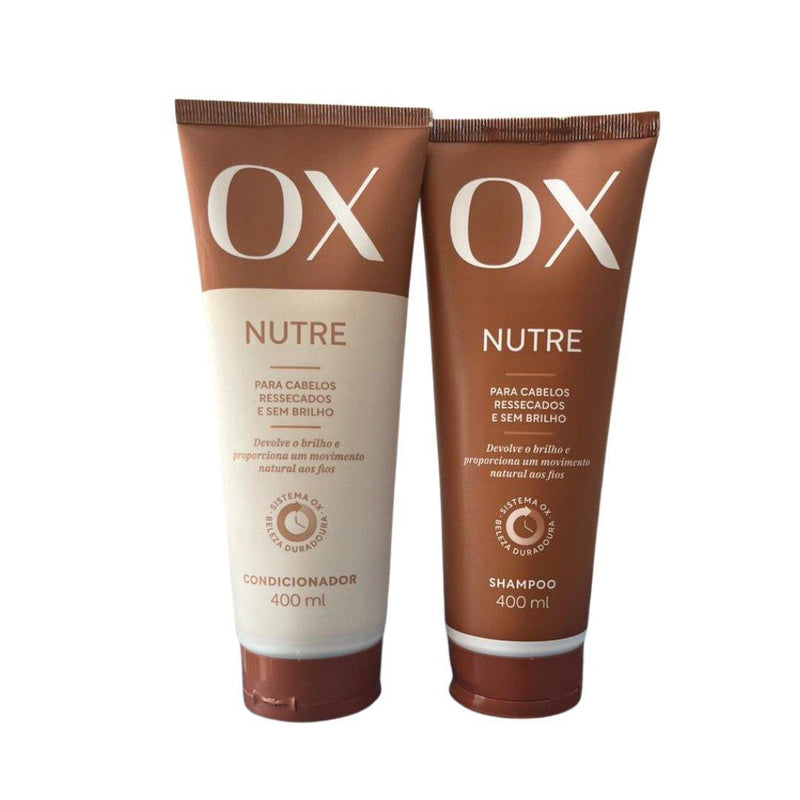 Kit Shampoo + Condicionador Ox Nutrição Intensa Com 400Ml Cada - Meu Brasil On Line