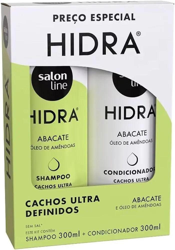 Kit shampoo e condicionador Hidra. Cachos ultra definidos! Óleo de amêndoas e abacate. - MEUBRASILONLINE