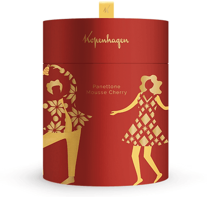 Kopenhagen Panettone Mousse Cherry Brandy 830g - MEUBRASILONLINE