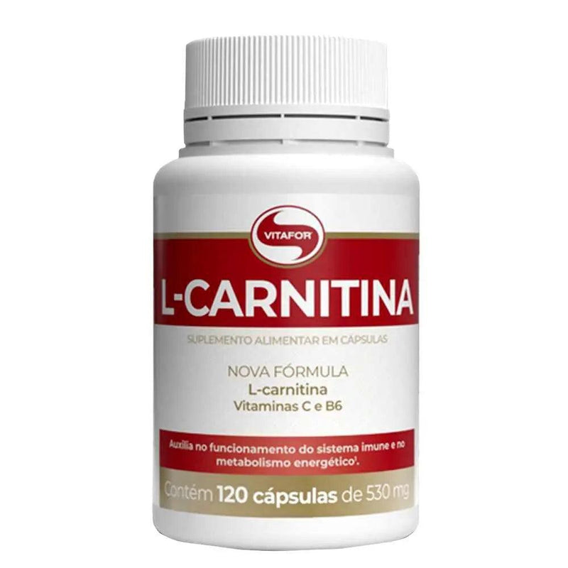 L - Carnitina Vitafor 120 Cápsulas - Meu Brasil On Line