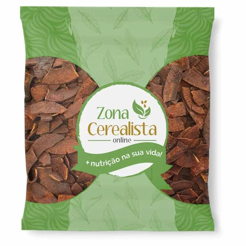 Lascas de Coco Assado com Cacau Qualifit (Granel 250g) - Meu Brasil On Line