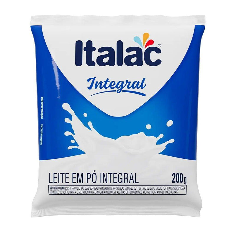 Leite em Pó Integral Italac 200G - Meu Brasil On Line