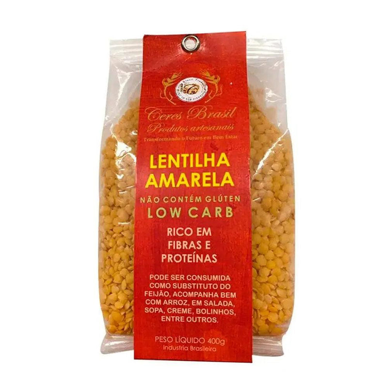 Lentilha Amarela Ceres Brasil 400g - Meu Brasil On Line