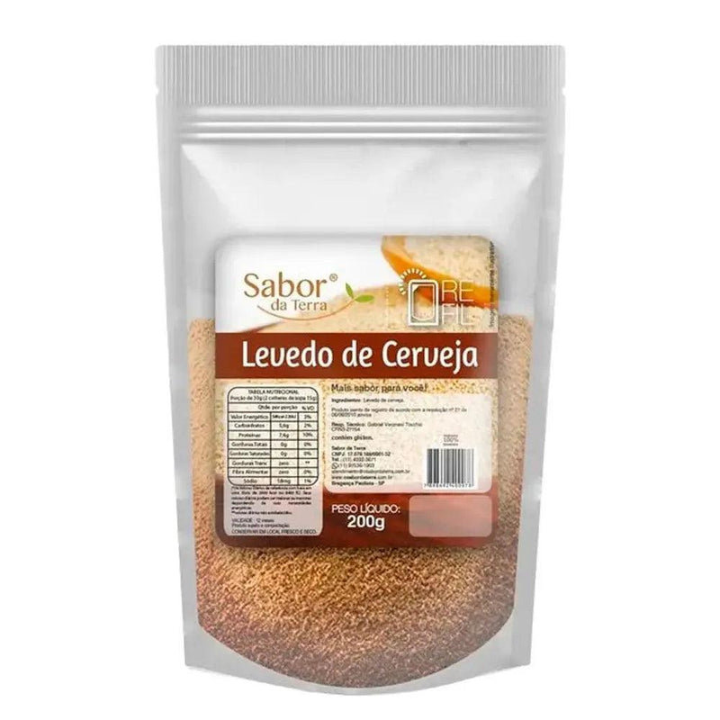 Levedo de Cerveja Sabor da Terra 200g - MEUBRASILONLINE