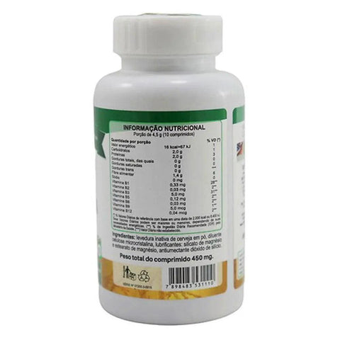 Levedo De Cerveja Unilife 200 Comprimidos - MEUBRASILONLINE