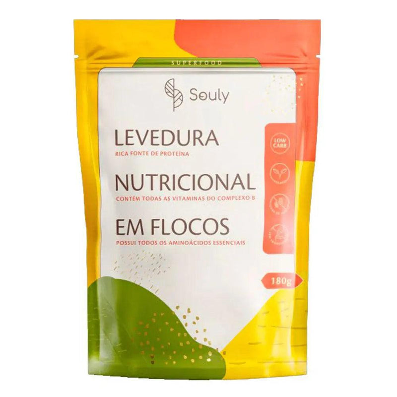 Levedura Nutricional em Flocos Souly 180g - Meu Brasil On Line