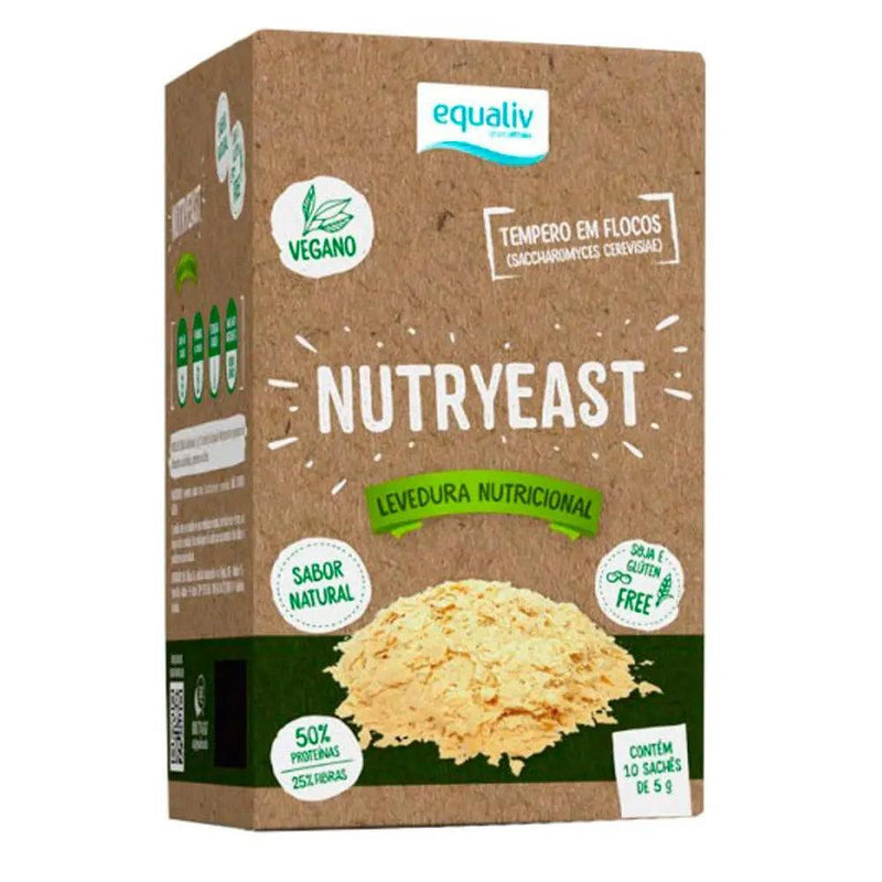 Levedura Nutricional Nutryeast Equaliv 10 Sachês de 5g - Meu Brasil On Line