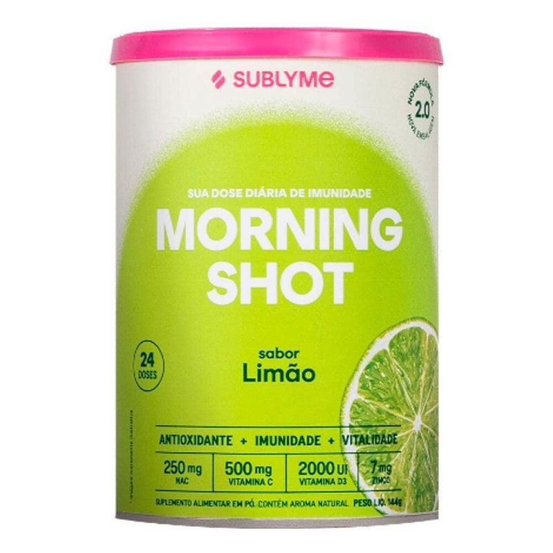 Morning Shot Matinal Sabor Limão 2.0 Sublyme -144gr - MEUBRASILONLINE