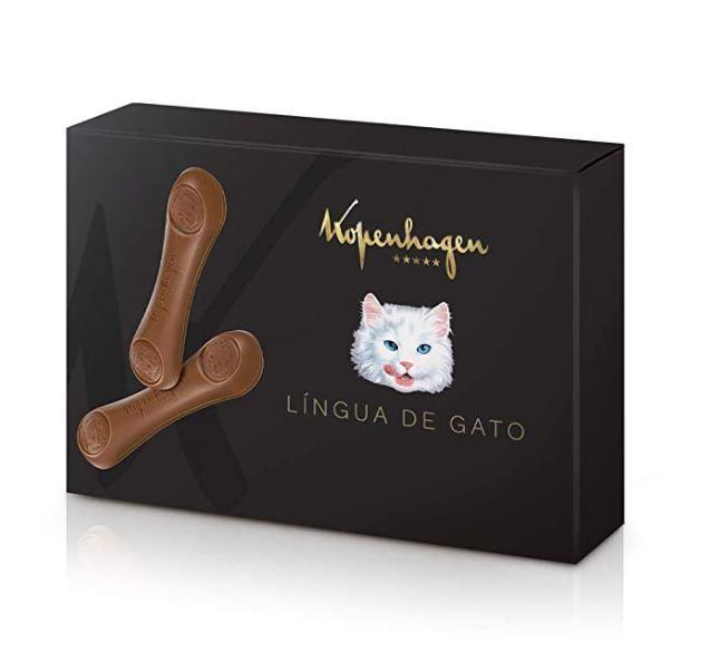 Kopenhagen Lingua de Gato 85g - Milk Chocolate Shaped cats tongue - MEUBRASILONLINE