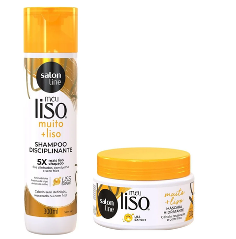 Shampoo + Máscara Disciplinante Salon Line 300Gr
