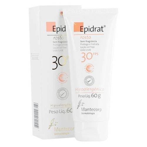 Loção Hidratante Facial Epidrat fps 30 Mantecorp Skincare 60g - MEUBRASILONLINE