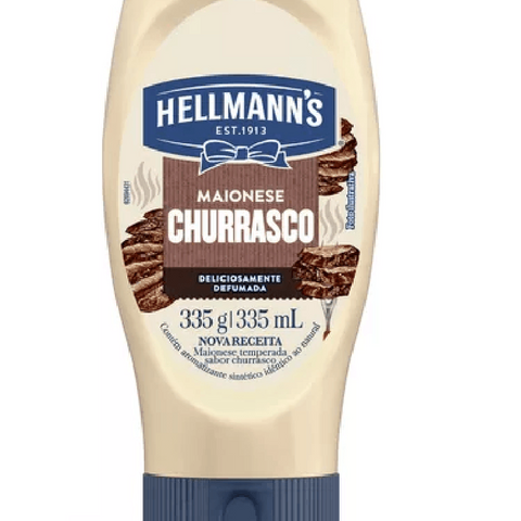 Hellmann's Maionese Churrasco 335g - MEUBRASILONLINE
