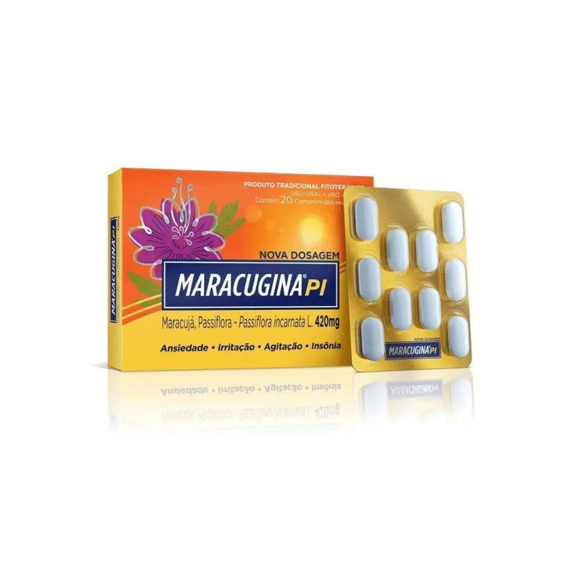 Maracugina Pi 420Mg Com 20 Comprimidos - MEUBRASILONLINE