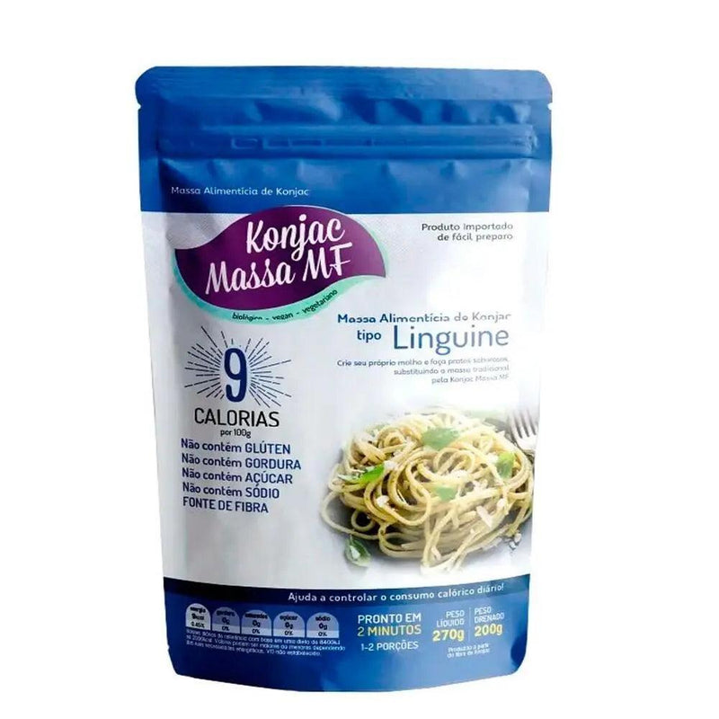 Massa Alimentícia de Konjac Tipo Linguine Konjac 270g - MEUBRASILONLINE