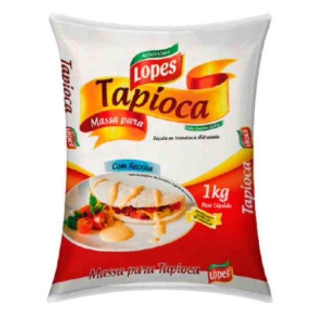 MASSA PRONTA PARA TAPIOCA 1KG - LOPES - Meu Brasil On Line