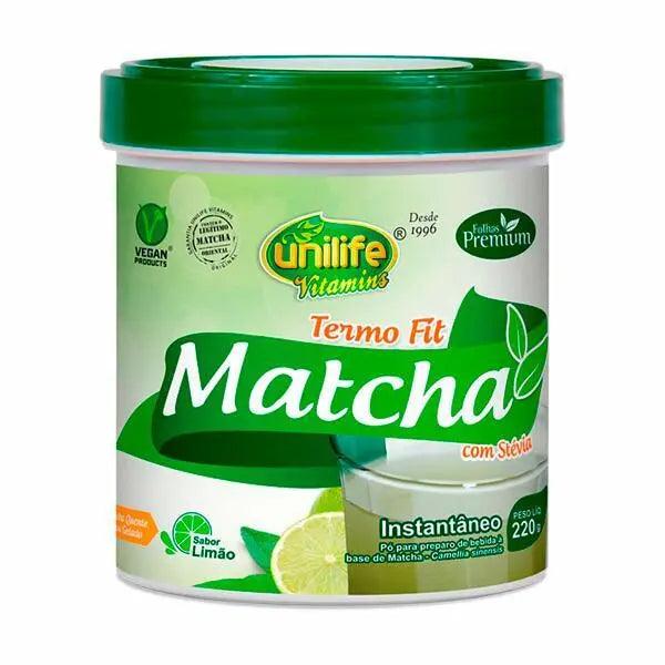 Matchá Instantâneo Limão Unilife 220g - MEUBRASILONLINE