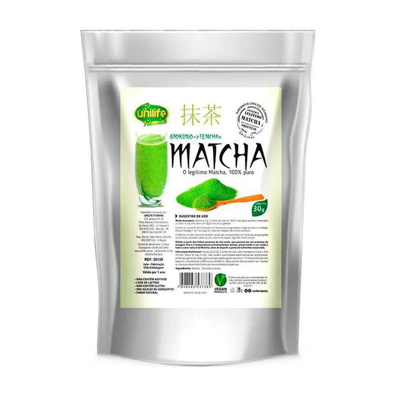 Matchá Legítimo Puro Unilife 30g - Meu Brasil On Line