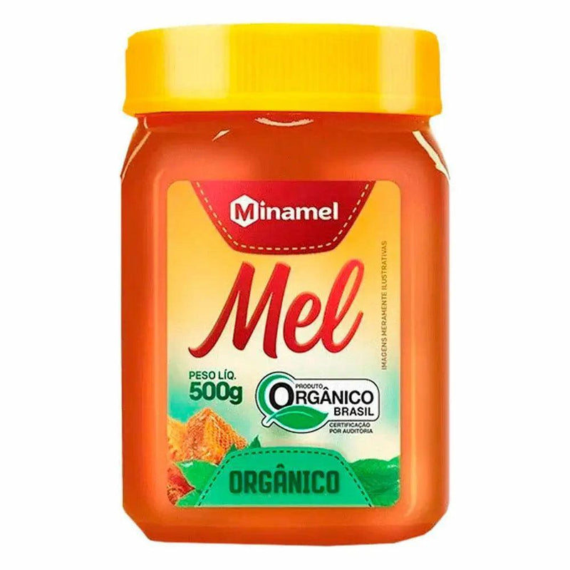 Mel Orgânico Floral Silvestre Minamel (500g) - MEUBRASILONLINE