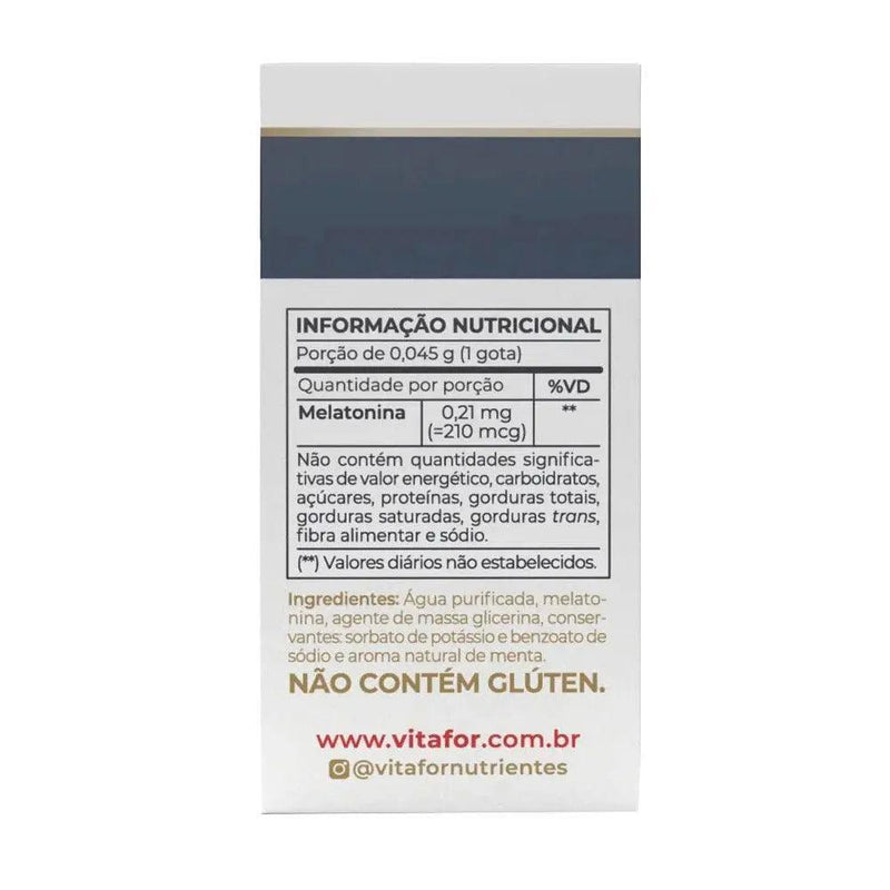 Melatonina Rápida Absorção Vitafor 20ml - MEUBRASILONLINE