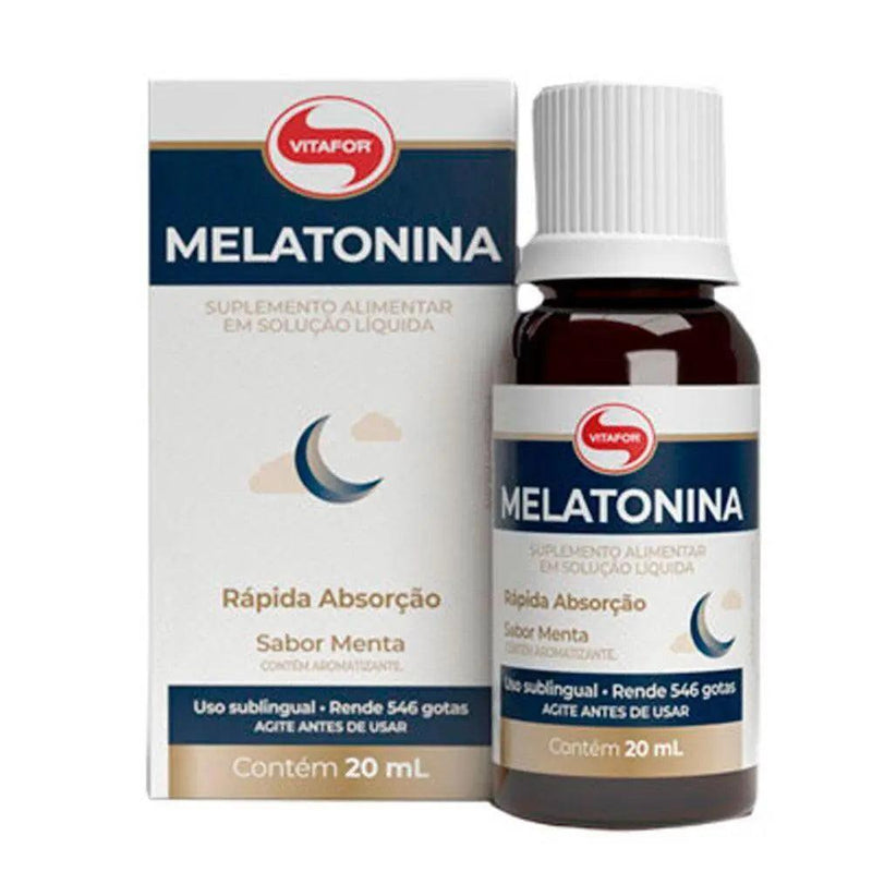 Melatonina Rápida Absorção Vitafor 20ml - Meu Brasil On Line